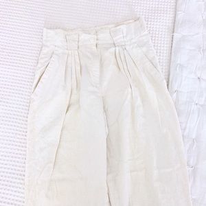 Na Nin Vintage Linen Pleated Trousers